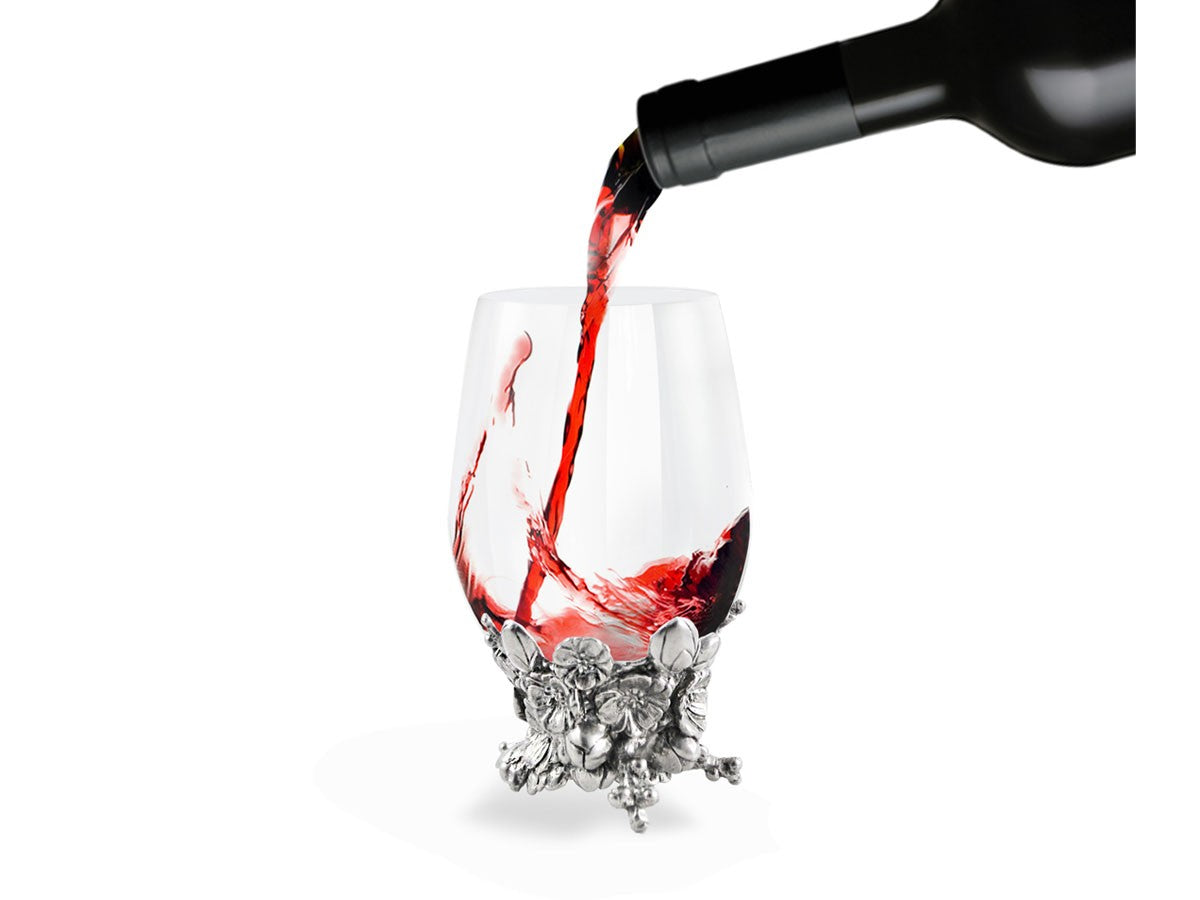 5IVE SIS FLOWER WINE GLASS FEBRUARY