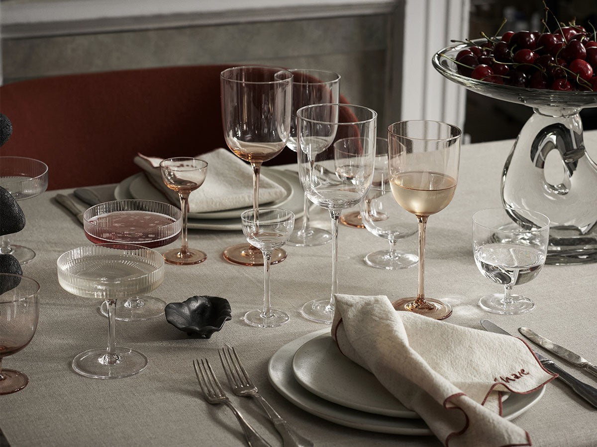 RIPPLE CHAMPAGNE SAUCERS