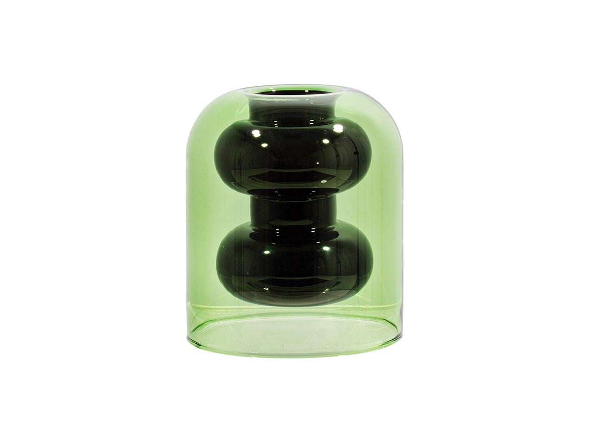 BUMP VASE SHORT BLACK