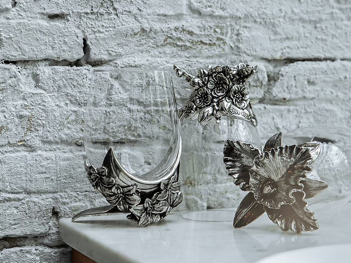 5IVE SIS FLOWER WINE GLASS DECEMBER