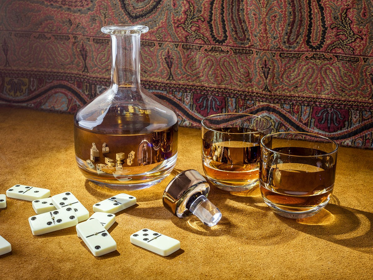 TANK WHISKY DECANTER COPPER