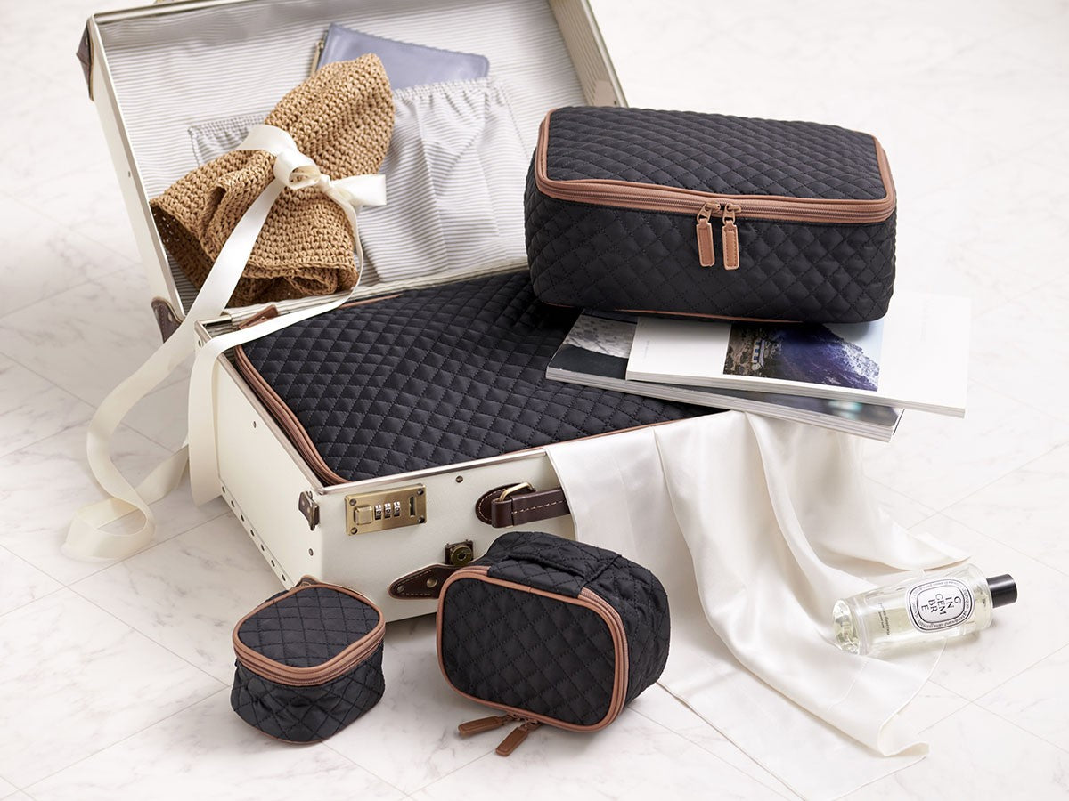 DIAMOND QUILT POUCH SET OF 3_2