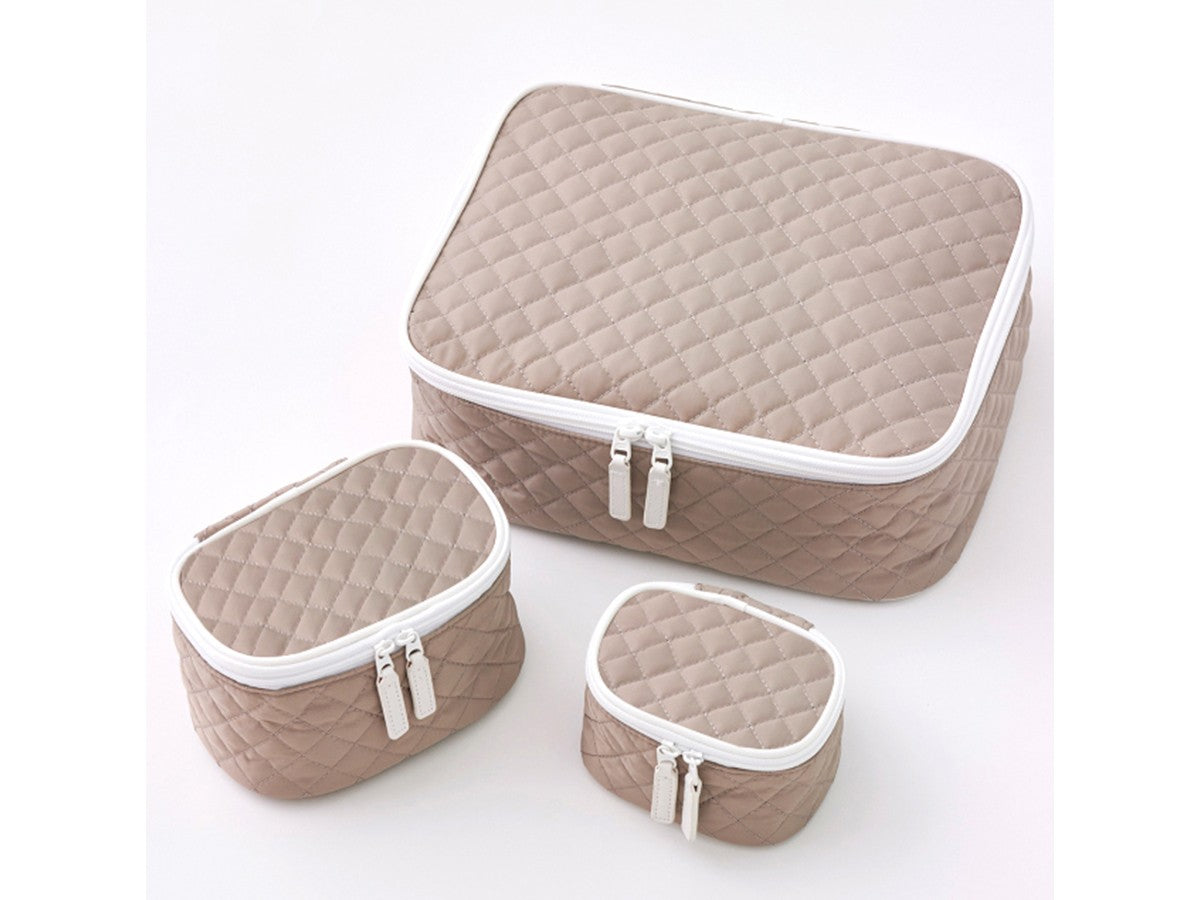 DIAMOND QUILT POUCH SET OF 4_5