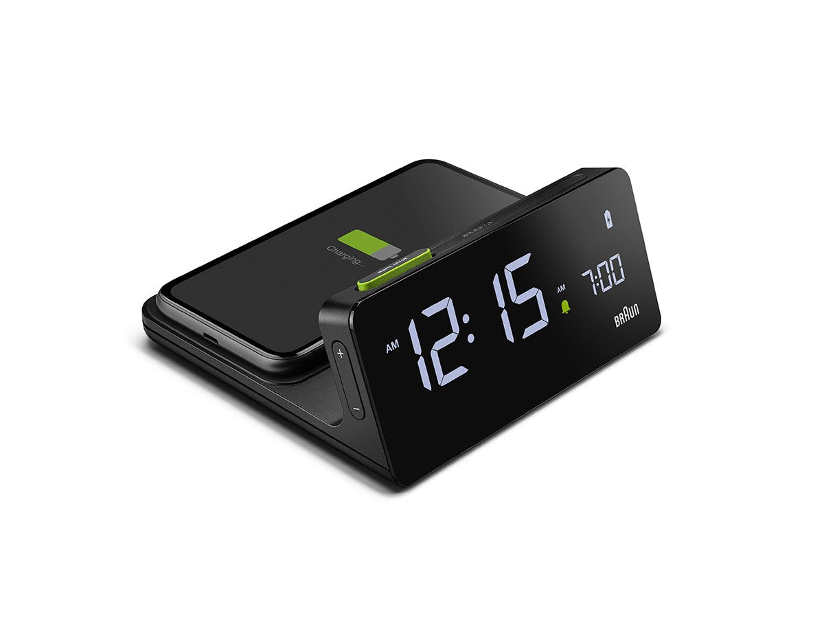 QI WIRELESS CHARGING DIGITAL ALARM CLOCK