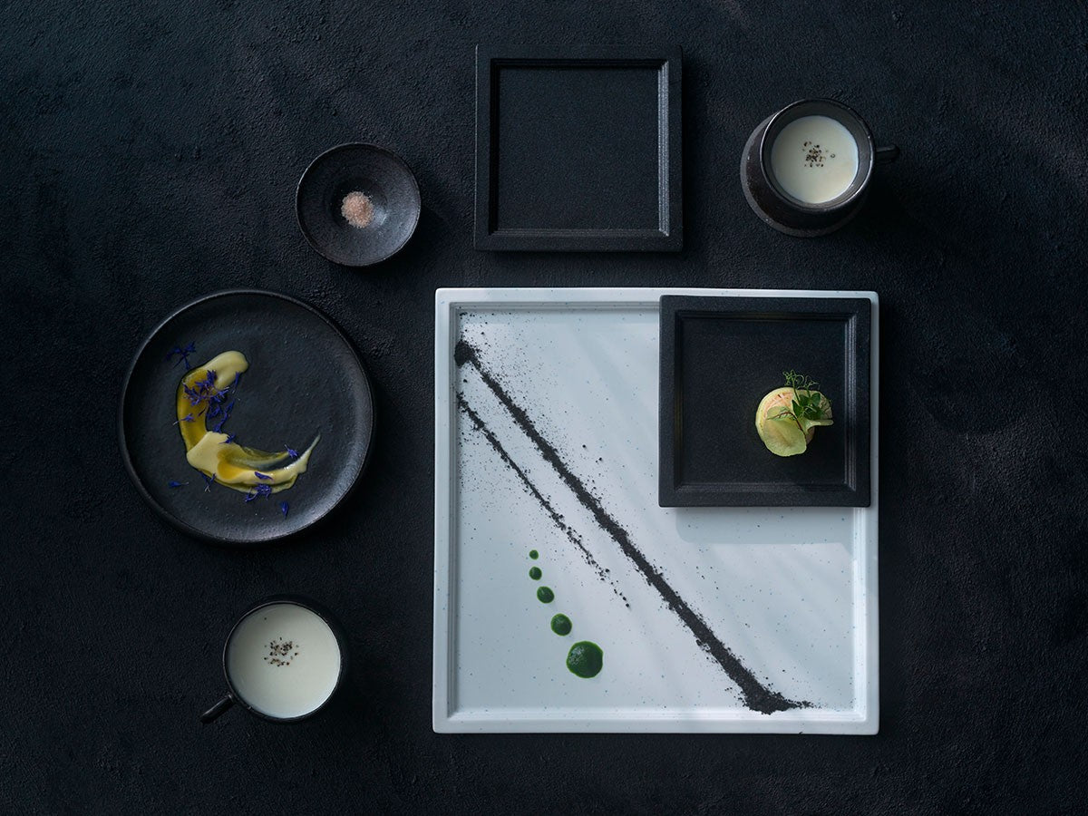 TSUDOI PLATE SET SHIRONERI