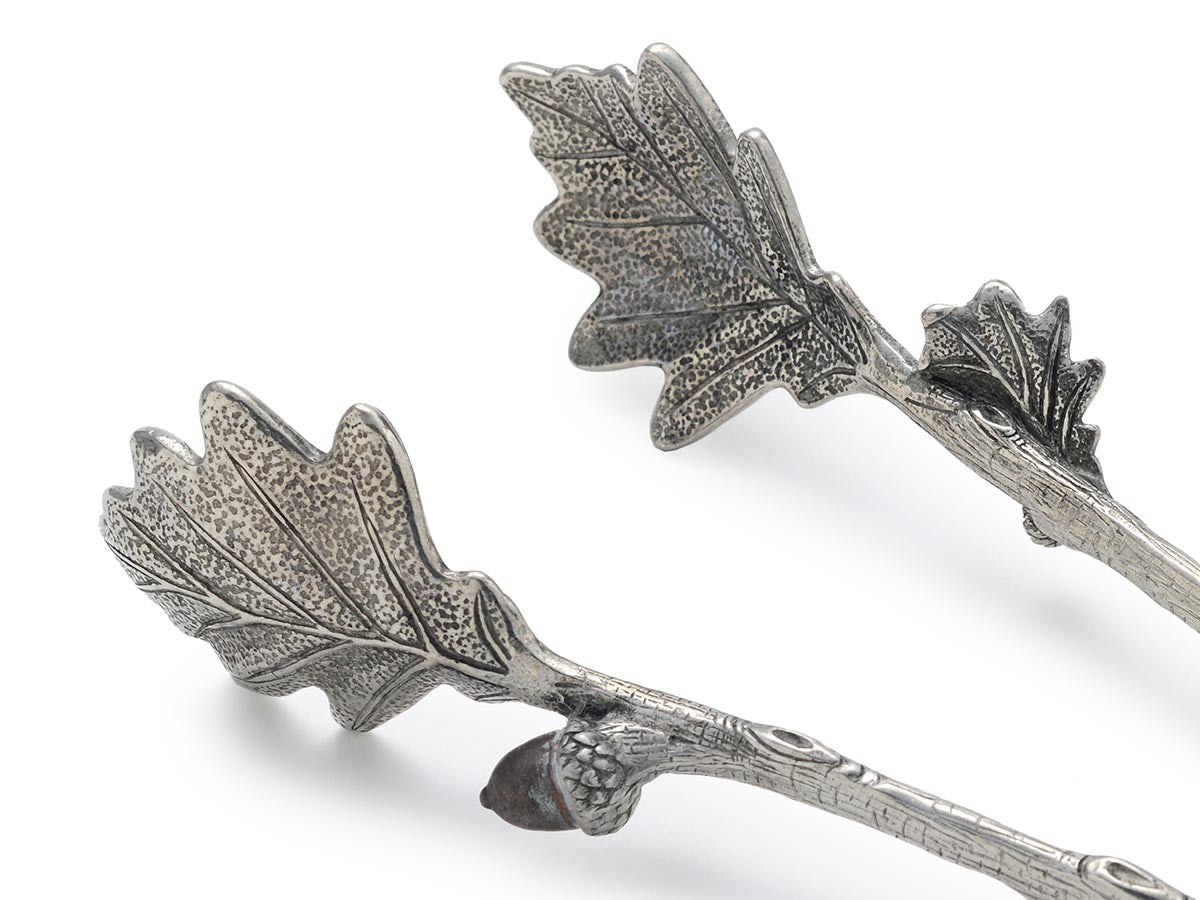 BRONZE ACORN TONGS