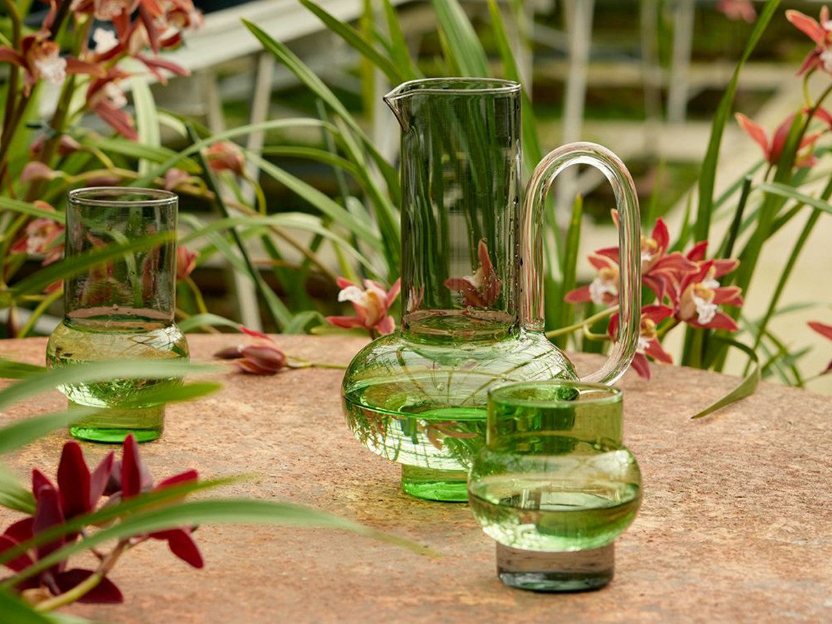 BUMP SHORT GLASS 2P GREEN_10
