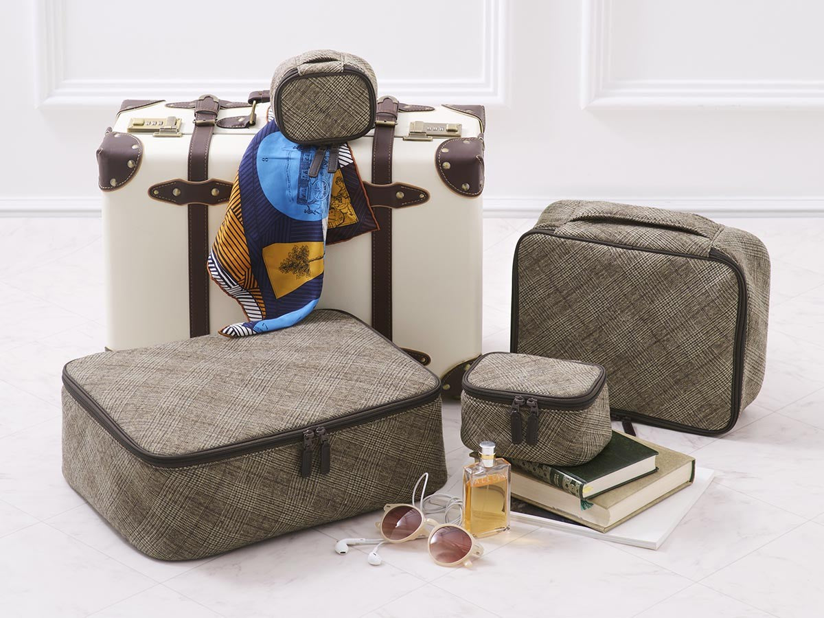 POSH PLAID POUCH SET OF 2