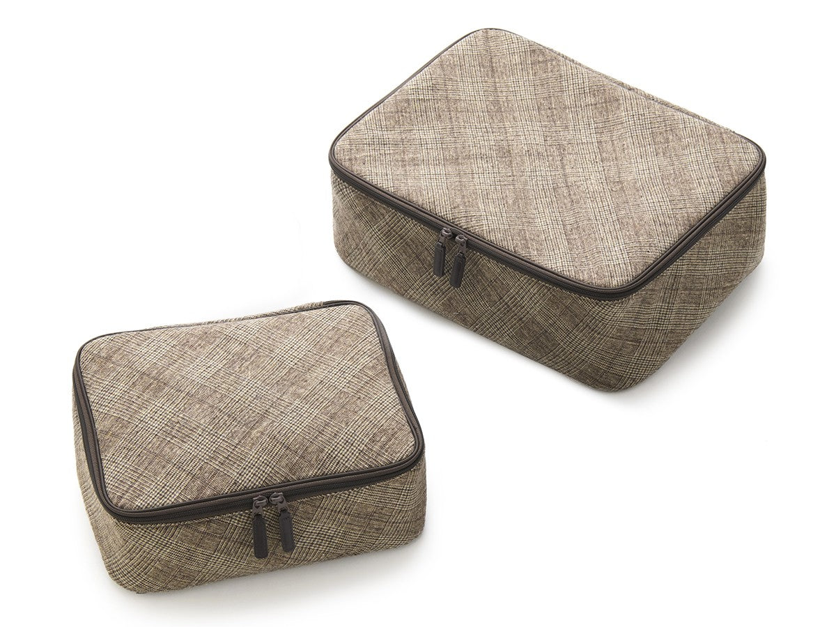 POSH PLAID POUCH SET OF 2