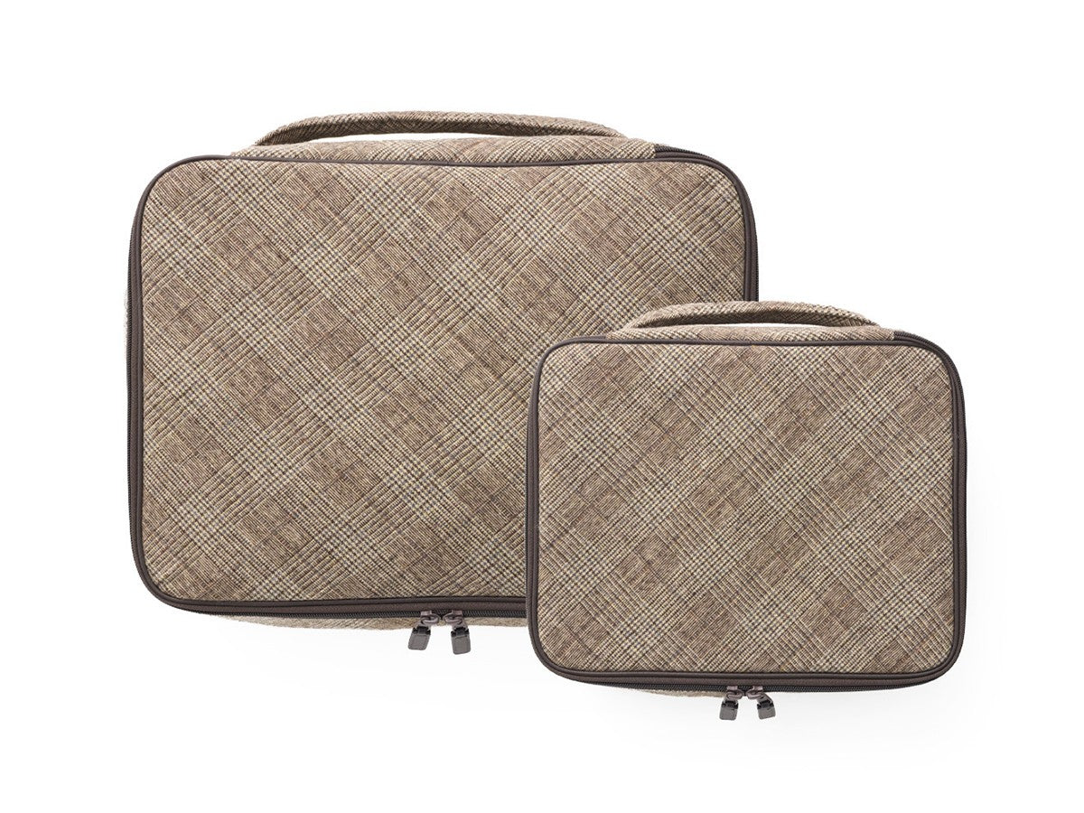 POSH PLAID POUCH SET OF 2