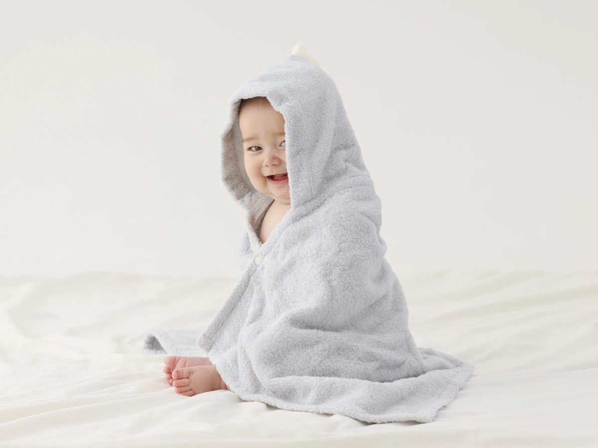 HOODIE BATH TOWEL & RUTTLE SET DINOSAUR_3