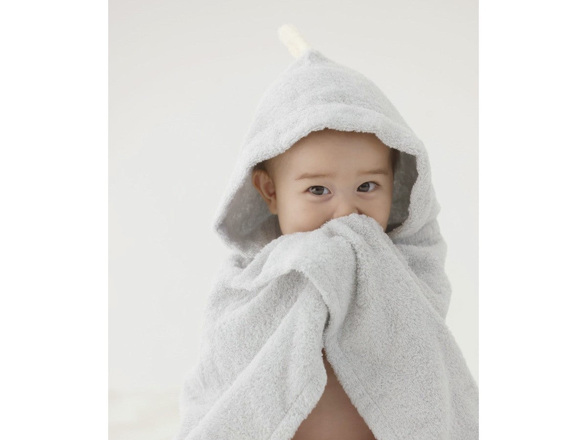 HOODIE BATH TOWEL & RUTTLE SET DINOSAUR_5