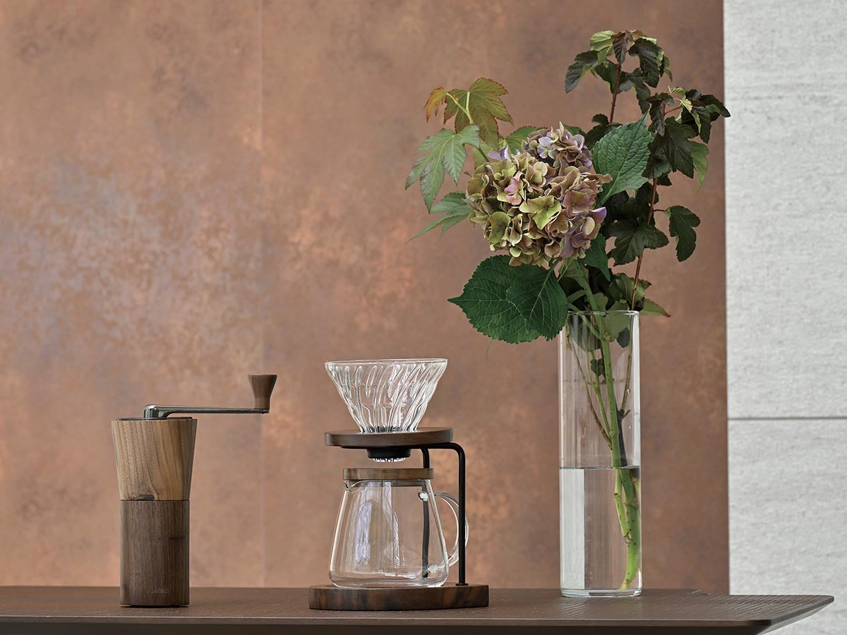 WALNUT WOOD DRIP STAND SET_16