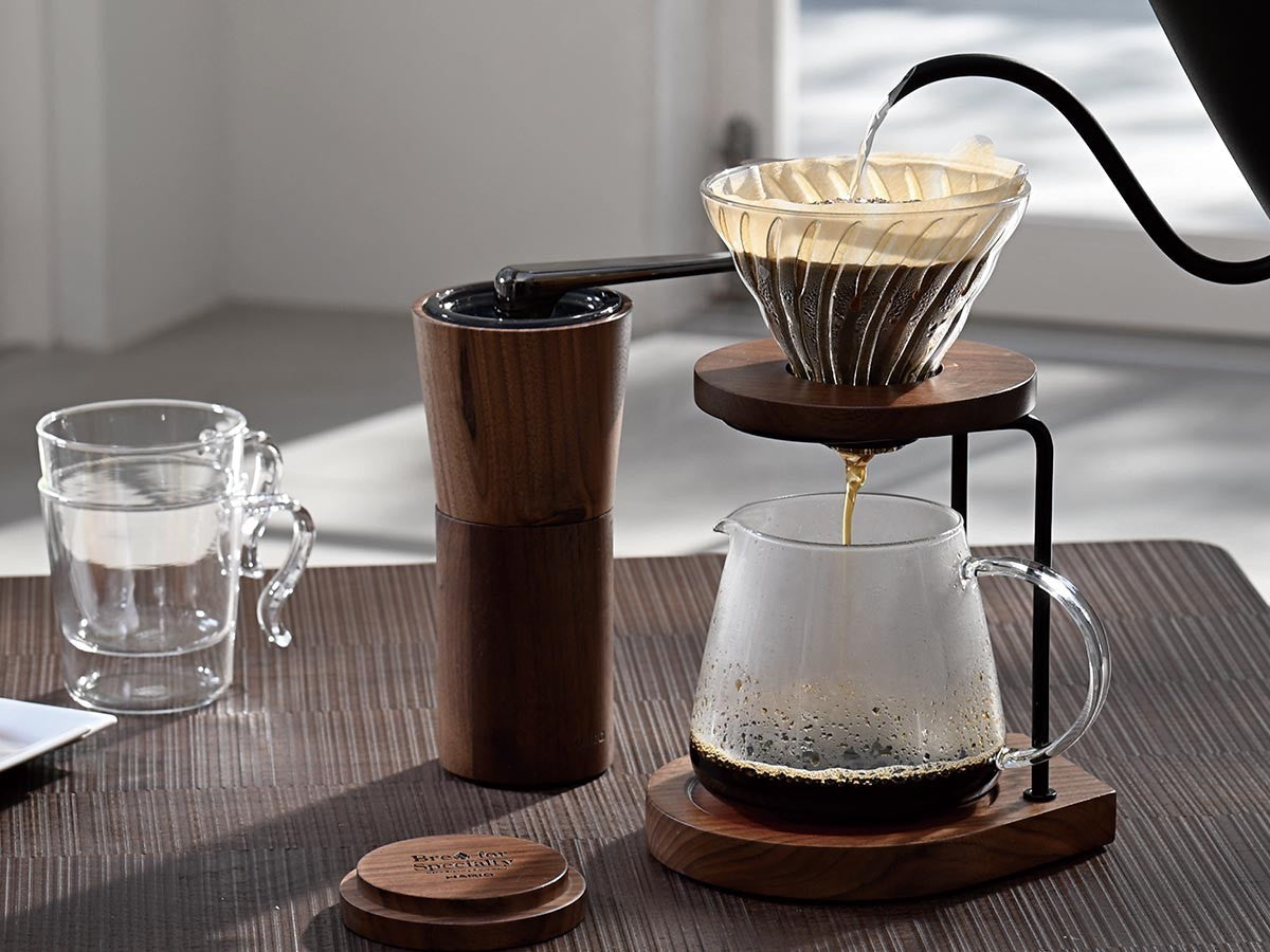 WALNUT WOOD COFFEE MILL