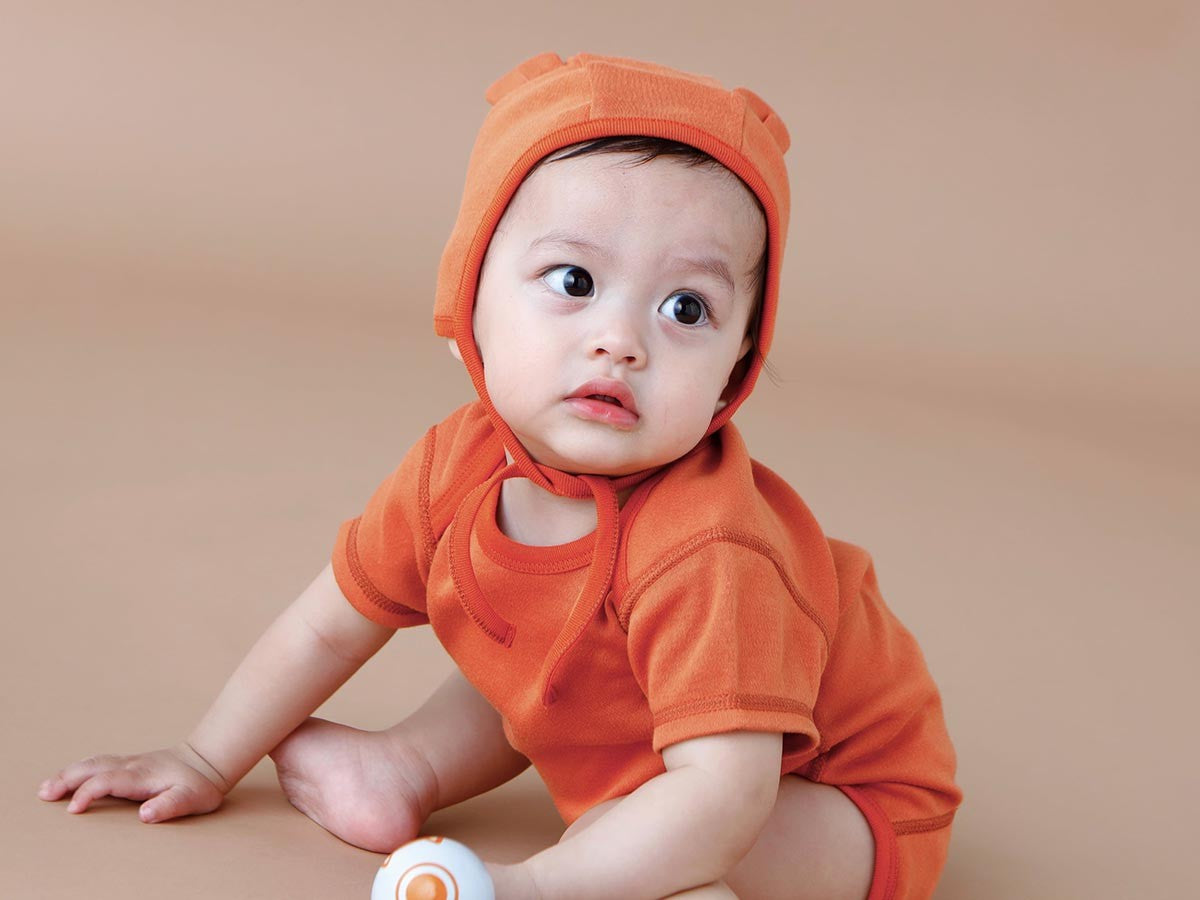 MARSHMALLOW SMOOTH BODYSUIT & BEAR EAR BONNET