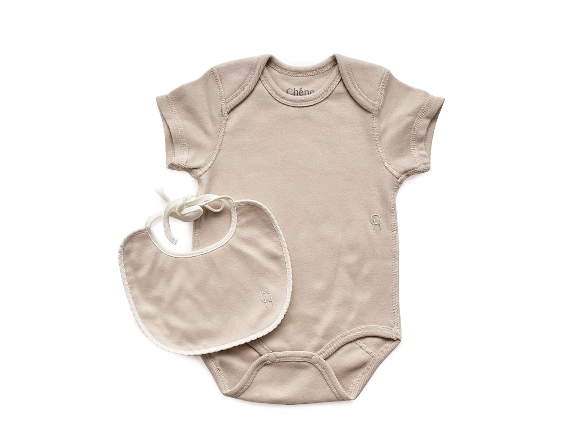MARSHMALLOW SMOOTH BODYSUIT & BIB