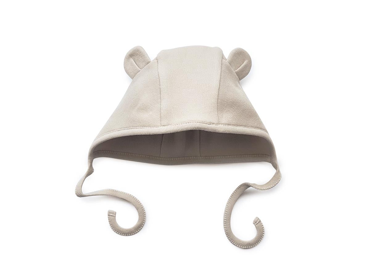 MARSHMALLOW SMOOTH BODYSUIT & BEAR EAR BONNET