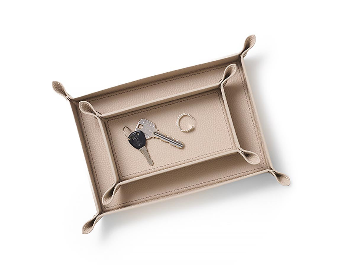 LEATHER TRAY SET