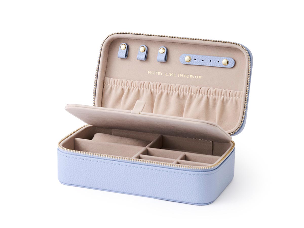 LEATHER JEWELRY CASE TRAVEL