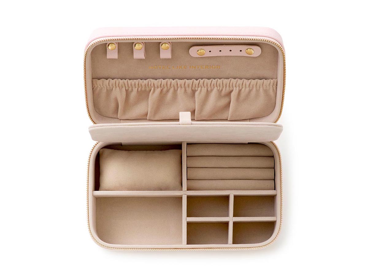 LEATHER JEWELRY CASE TRAVEL