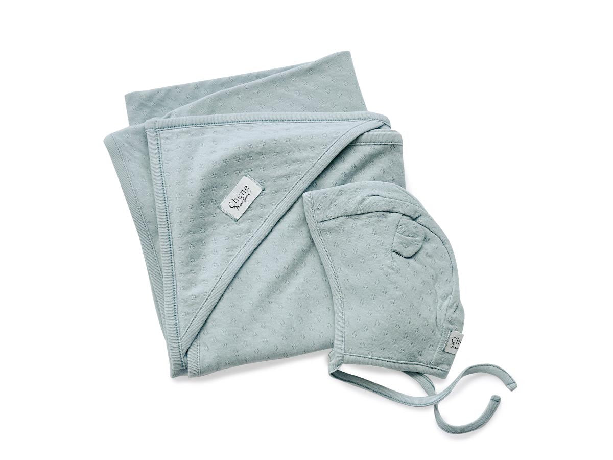 ORGANIC COTTON SWADDLE GIFT SET