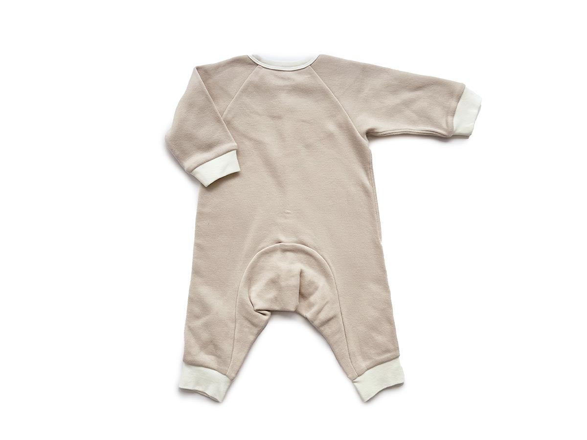 MARSHMALLOW SMOOTH COVERALL & BEAR EAR BONNET