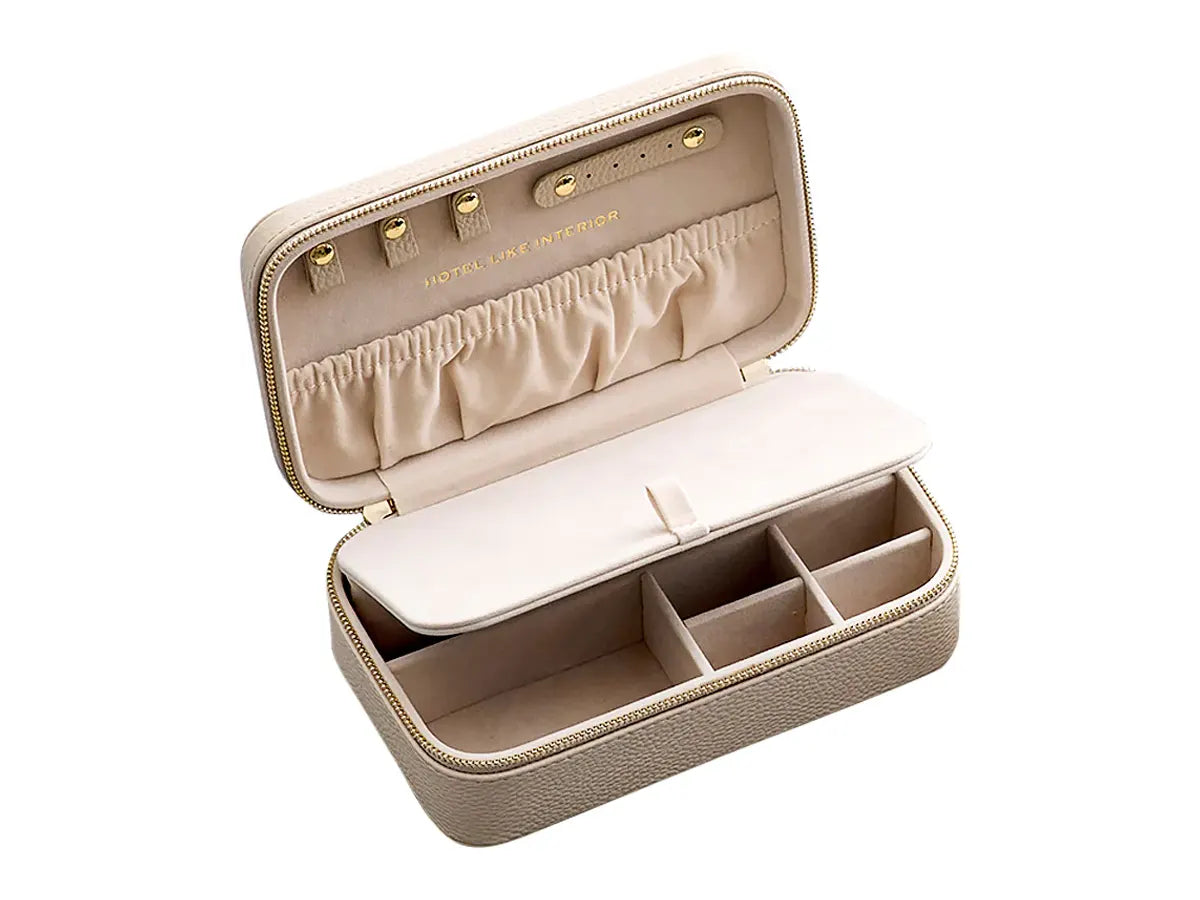 LEATHER JEWELRY CASE TRAVEL